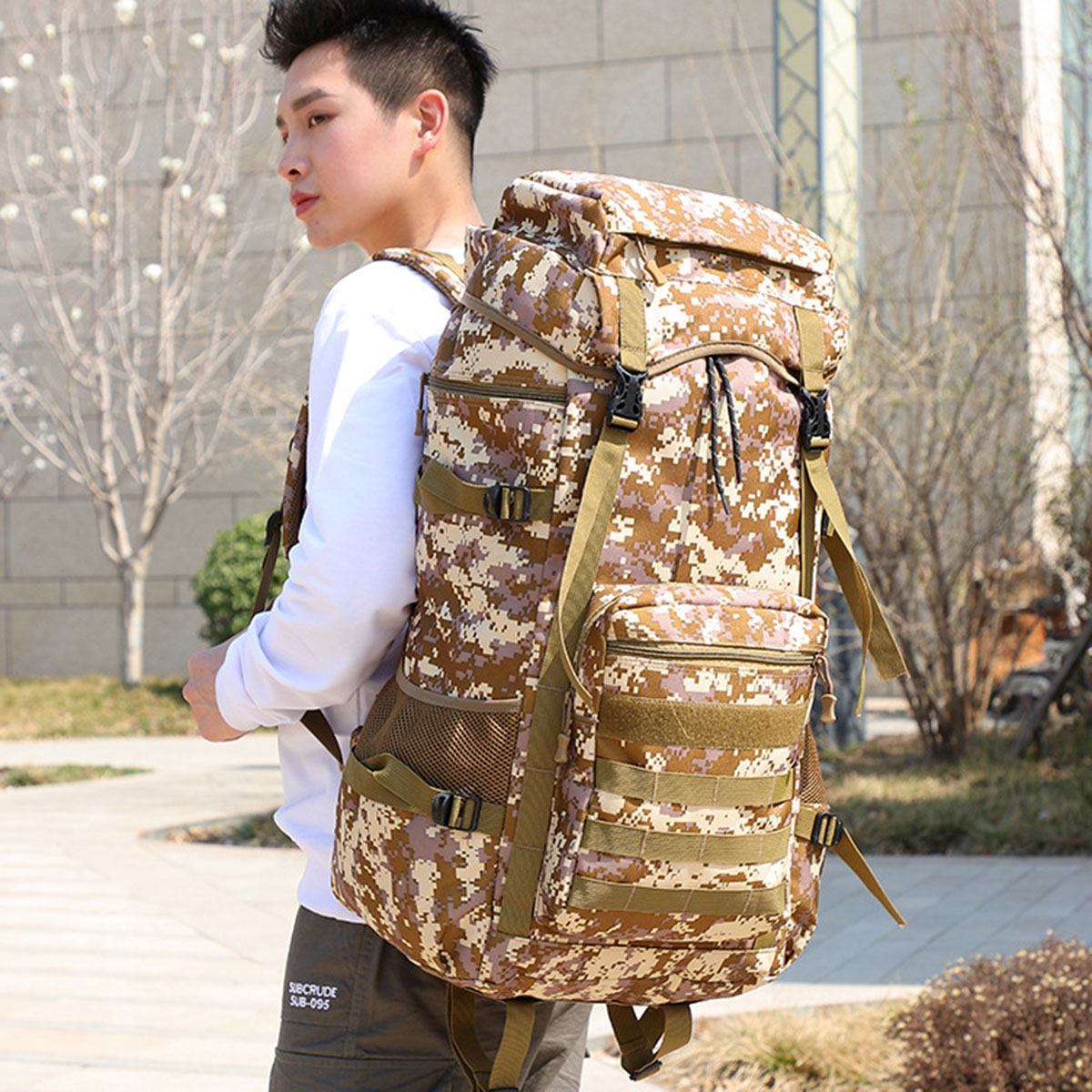 [Limited Time Offer !!!] Waterproof Outdoor Camping 70L Military Backpack