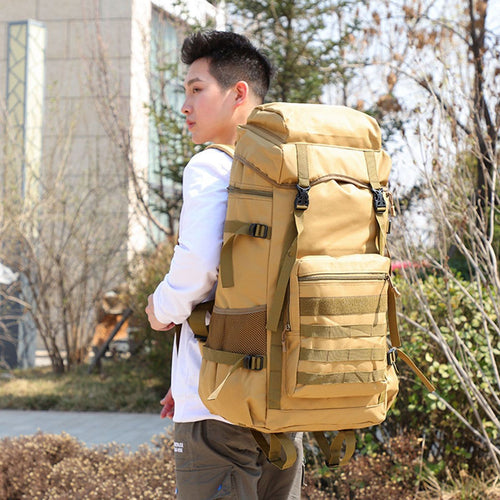 Load image into Gallery viewer, [Limited Time Offer !!!] Waterproof Outdoor Camping 70L Military Backpack
