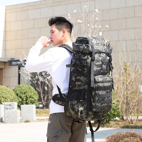 Load image into Gallery viewer, [Limited Time Offer !!!] Waterproof Outdoor Camping 70L Military Backpack
