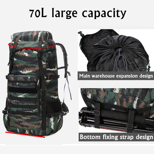 Load image into Gallery viewer, [Limited Time Offer !!!] Waterproof Outdoor Camping 70L Military Backpack
