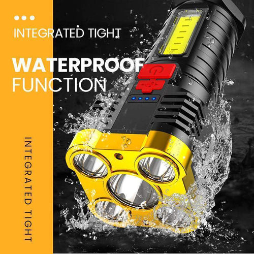 Load image into Gallery viewer, [Limited Time Offer !!!] Ultra Bright Waterproof Outdoor LED Flashlight with Side Lamp
