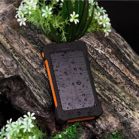 [Limited Time Offer !!!] 10000mAh Solar Power Bank Waterproof Solar External Battery Emergency
