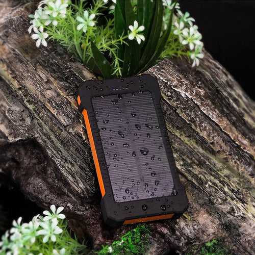 Load image into Gallery viewer, [Limited Time Offer !!!] 10000mAh Solar Power Bank Waterproof Solar External Battery Emergency
