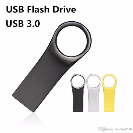 [Limited Time Offer !!!] Metal Ring USB3.0 High Quality Waterproof USB Flash Drive Memory Stick
