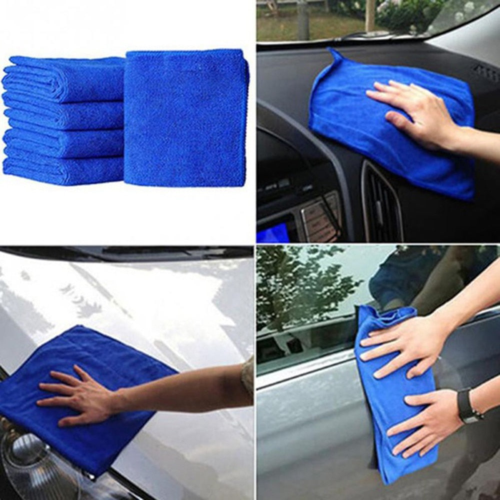[Limited Time Offer !!!] 5Pcs Cloths Cleaning Duster Microfiber Car