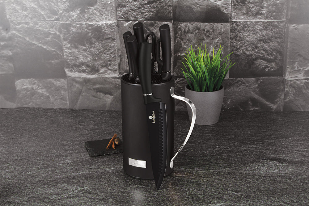 [Limited Time Offer !!!] 7-Piece Knife Set with Mobile Stand