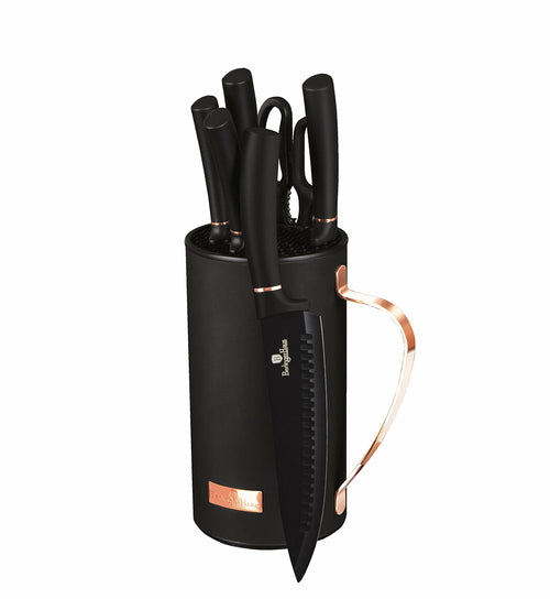 [Limited Time Offer !!!] 7-Piece Knife Set with Mobile Stand