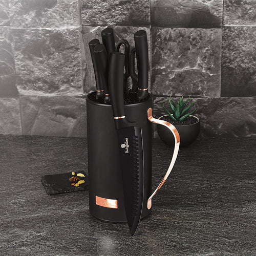 Load image into Gallery viewer, [Limited Time Offer !!!] 7-Piece Knife Set with Mobile Stand
