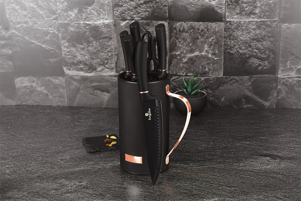 [Limited Time Offer !!!] 7-Piece Knife Set with Mobile Stand