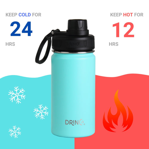 Load image into Gallery viewer, [Limited Time Offer !!!] DRINCO® 14oz Stainless Steel Sport Water Bottle - Teal
