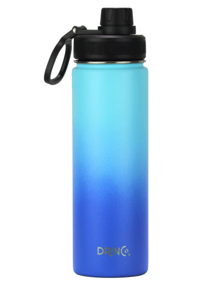[Limited Time Offer !!!] DRINCO® 22oz Stainless Steel Sport Water Bottle - Morning Sky Blue