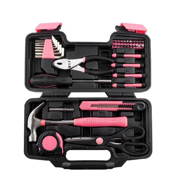 [Limited Time Offer !!!] 39PCS Hand Tool Set Home Measuring Tape Pliers Tool Kit