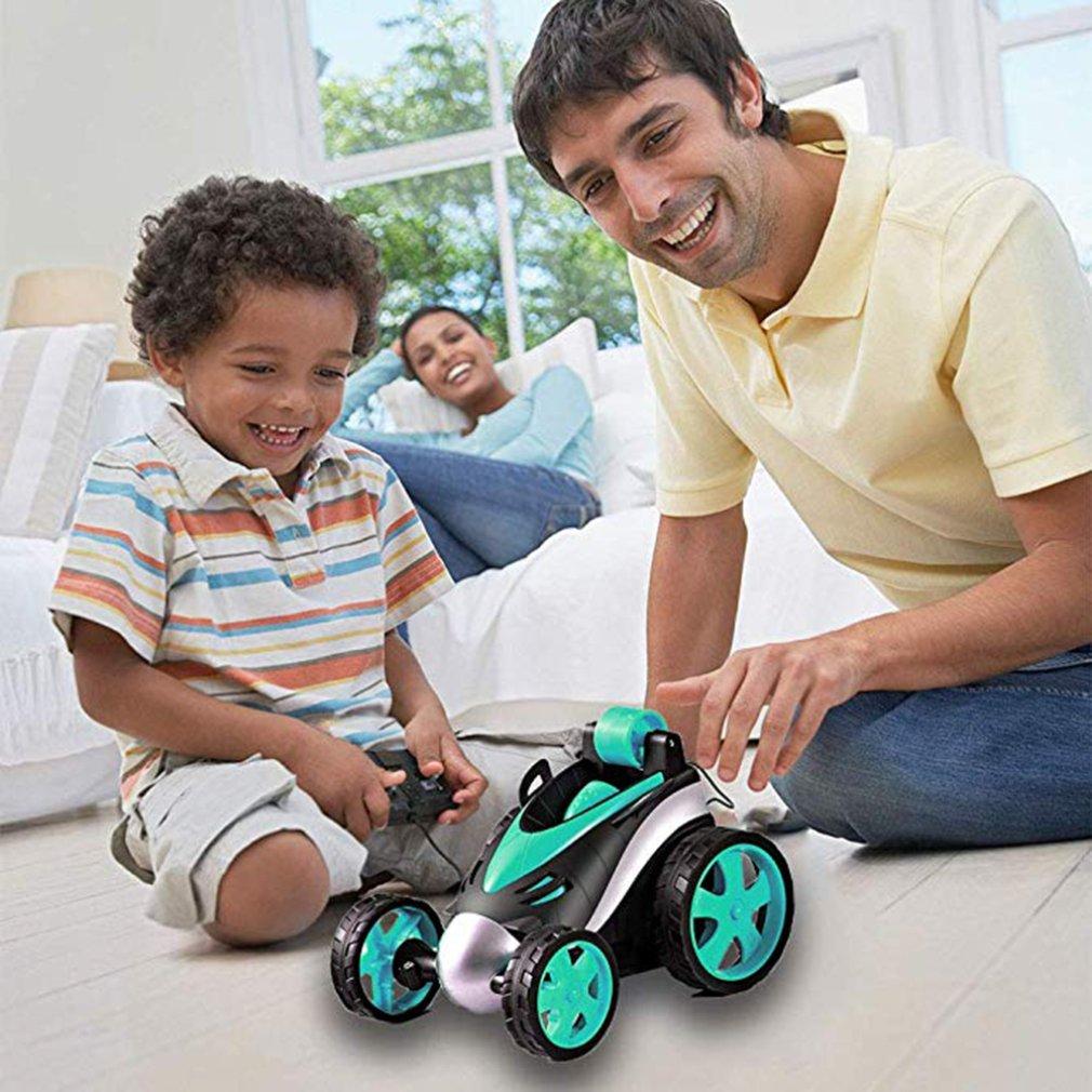 [Limited Time Offer !!!] Wireless Remote Control Jumping Flip Wheels Toy Car