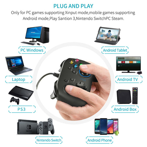 Load image into Gallery viewer, [Limited Time Offer !!!] Wired Gaming Controller Joystick Gamepad with Dual-Vibration
