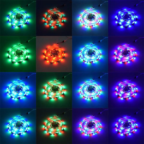 Load image into Gallery viewer, [Limited Time Offer !!!] 150-LED 24W RGB IR44 Light Strip Set with IR Remote Controller
