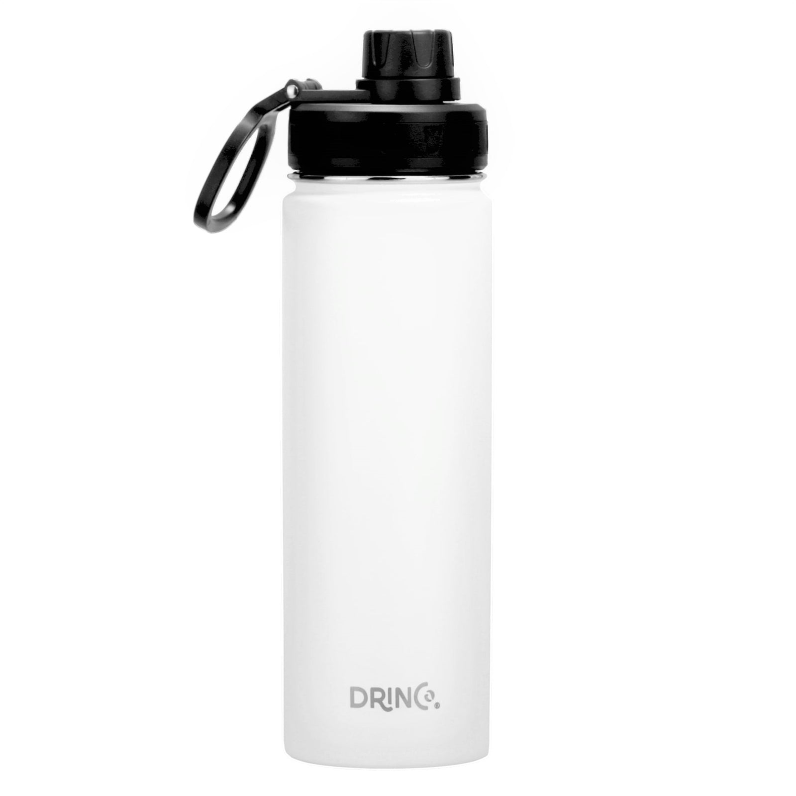 [Limited Time Offer !!!] DRINCO® 22oz Stainless Steel Sport Water Bottle - Artic White