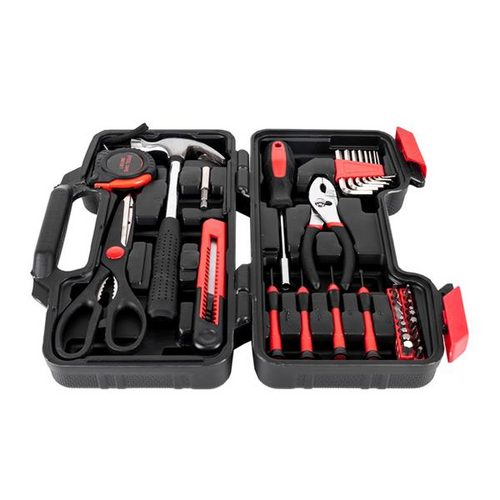 Load image into Gallery viewer, [Limited Time Offer !!!] 39PCS Hand Tool Set Home Measuring Tape Pliers Tool Kit

