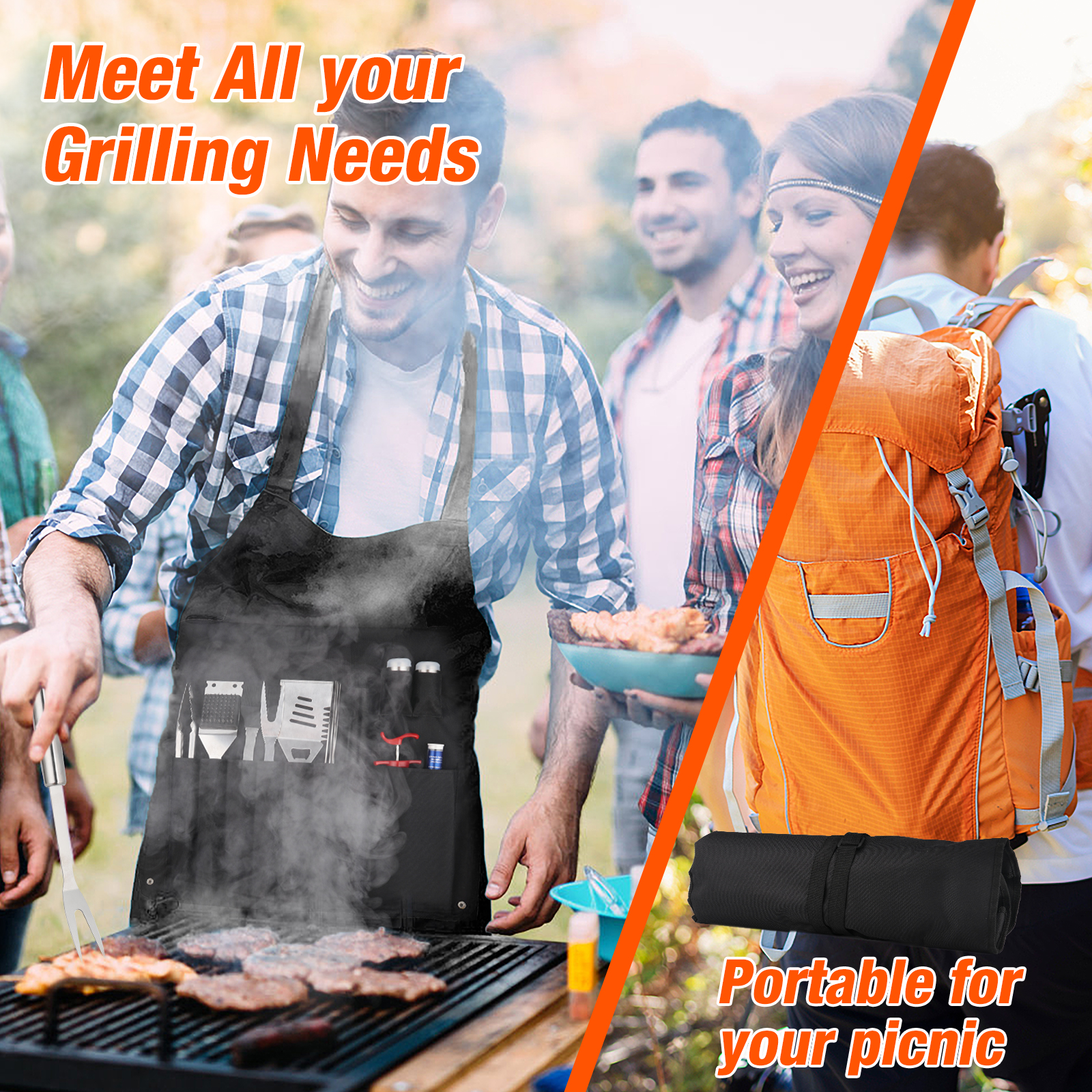 [Limited Time Offer !!!] BBQ Grill Tools Kit
